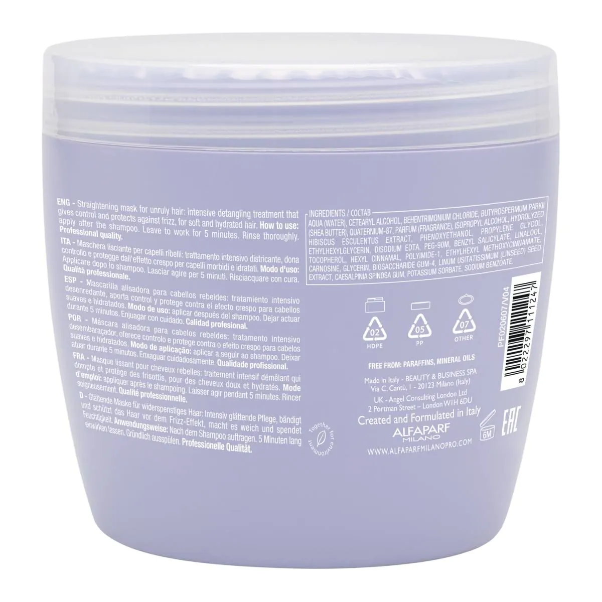Alfaparf Milano Semi di Lino Smoothing Maska do włosów, 500 ml