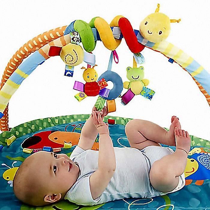 Jouet De Première Age Hochets Jouets Pour Poussette Portique D'éveil Bébé Jouet Peluche Accroché Suspendu Lit