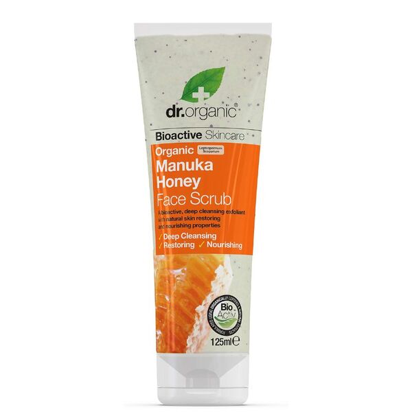 Dr. Organic Manuka Honey Pleťový peeling 125ml