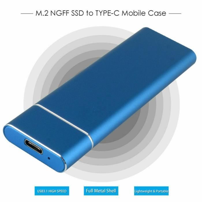 SSD externo UPERFECT - Canvio Basics - USB 3.0 - 1TB M.2 - Disco rígido sólido portátil para desktop
