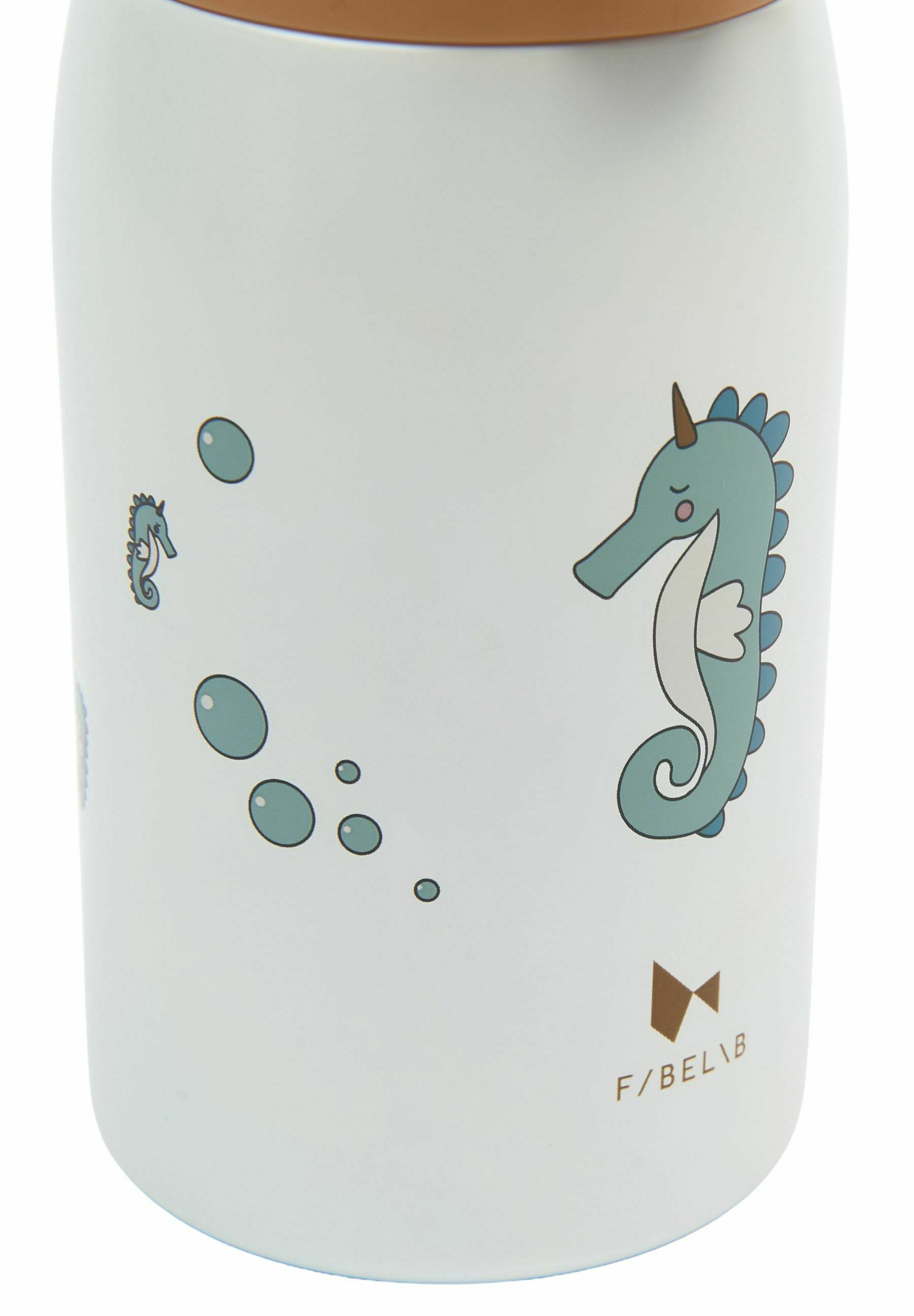 Fabelab ÁGUA - CAVALO-MARINHO - Garrafa de água - branco suave