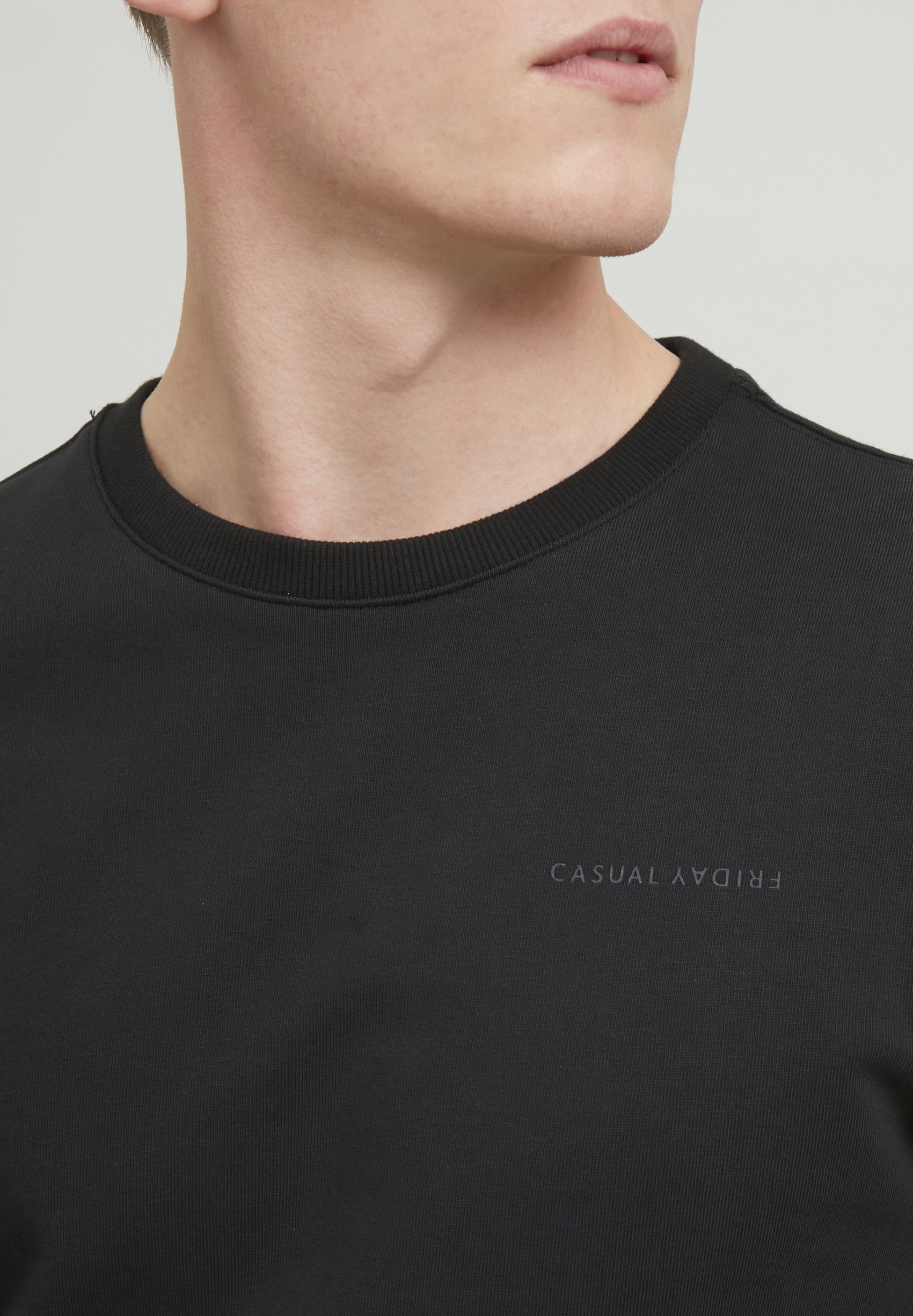 Casual Friday CFSeverin - Bluza - antracytowa czerń