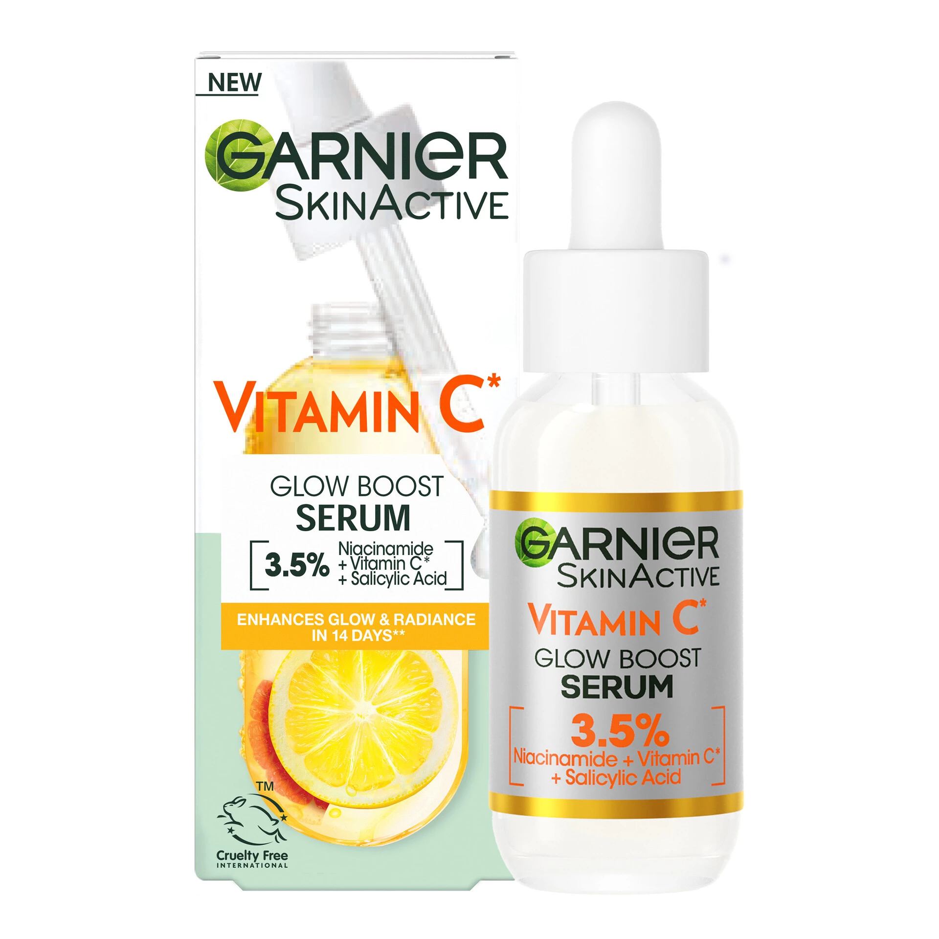 Ser facial Skin Active anti-pete cu vitamina C 30 ml - Garnier