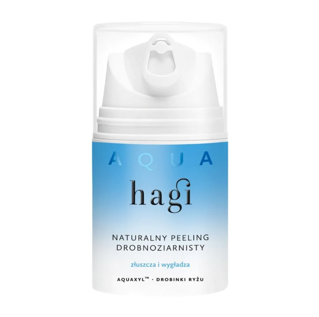 Hagi Aqua Zone - Łagodny peeling z drobinkami ryżu 50ml