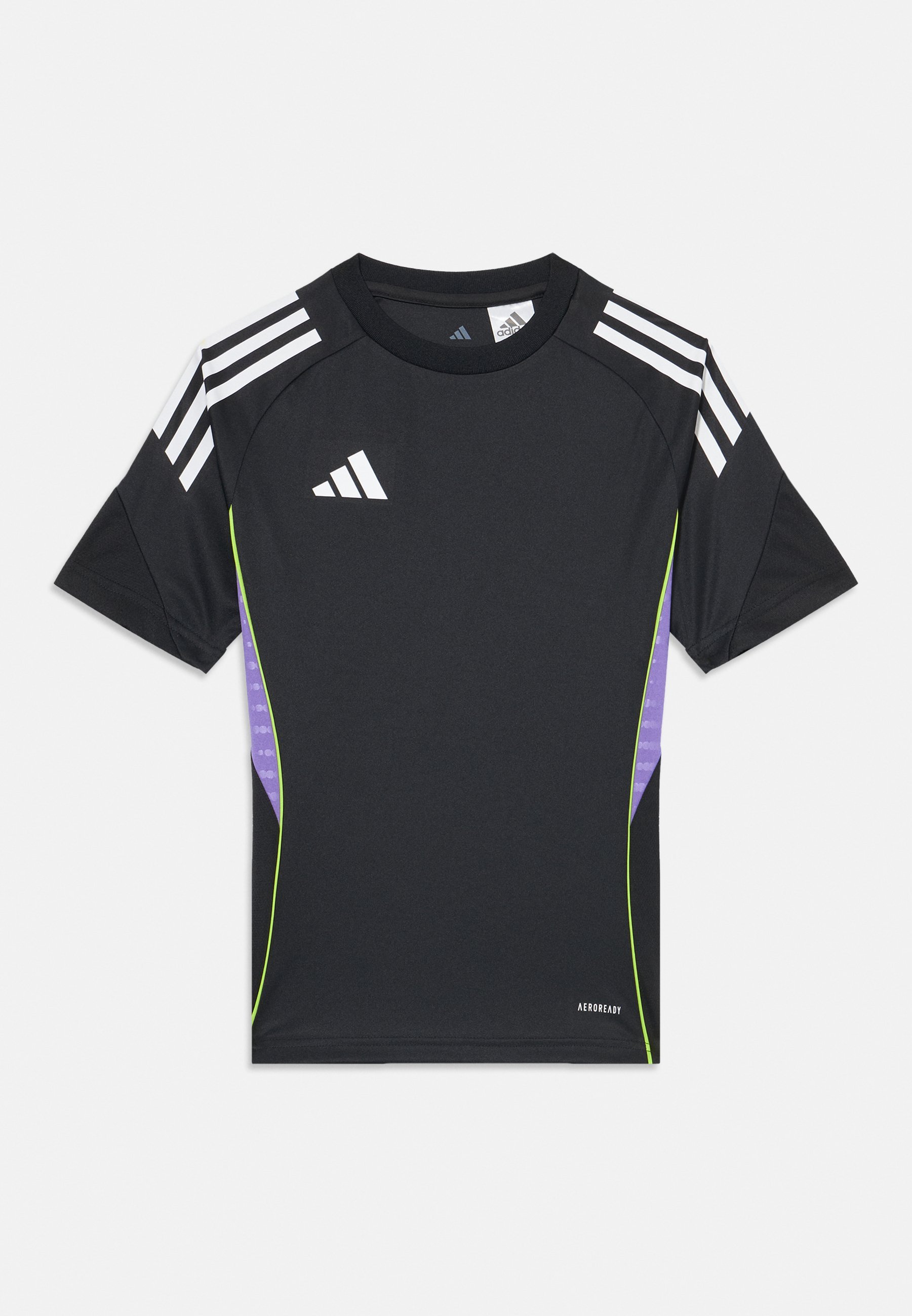adidas Performance TIRO25C YOUTH UNISEX - Voetbalshirt - zwart/paars rush