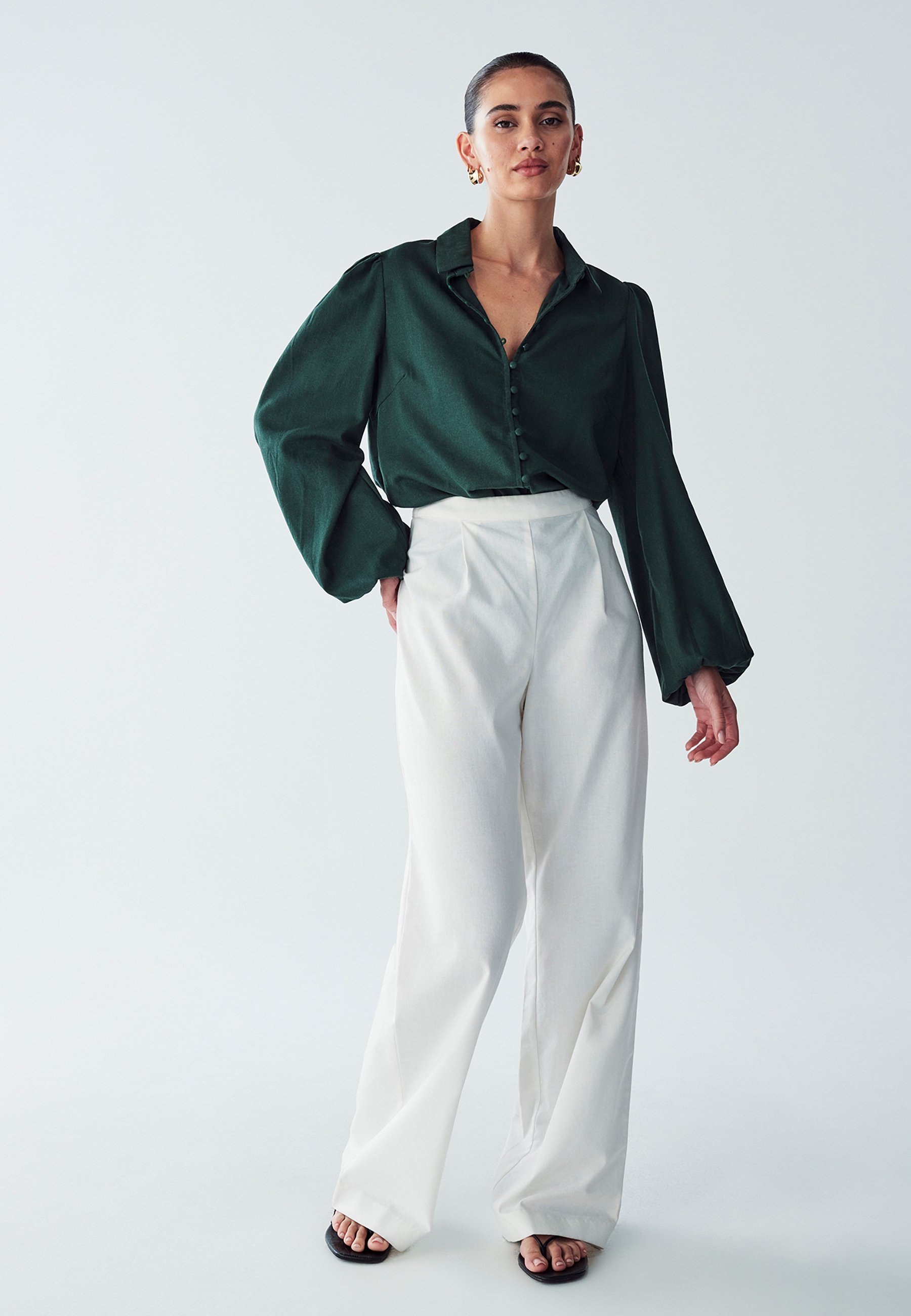 ST MRLO PICO - Camicetta con bottoni - smeraldo
