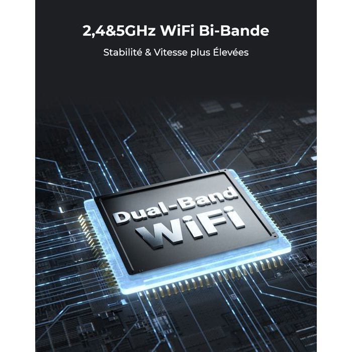 Reolink Caméra de Surveillance 4K 8MP 2,4/5GHz WiFi Batterie Exterieure,Intelligente,Vision Nocturne Couleur
