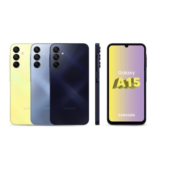 SAMSUNG Galaxy A15 Smartphone 128Go Bleu nuit