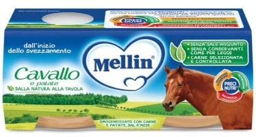 MELLIN Mellin GEHOMOGENISEERD paardenvoer 2 x 80 g babyvoeding