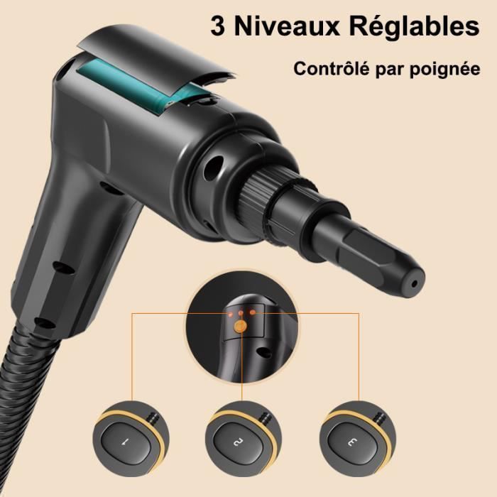 Nettoyeur Vapeur à Main Portable - Haute Pression - 2500W - Nettoyeur Vapeur 1500ml pour Cuisine/Salle de Bain/Maison/Auto/Tissus