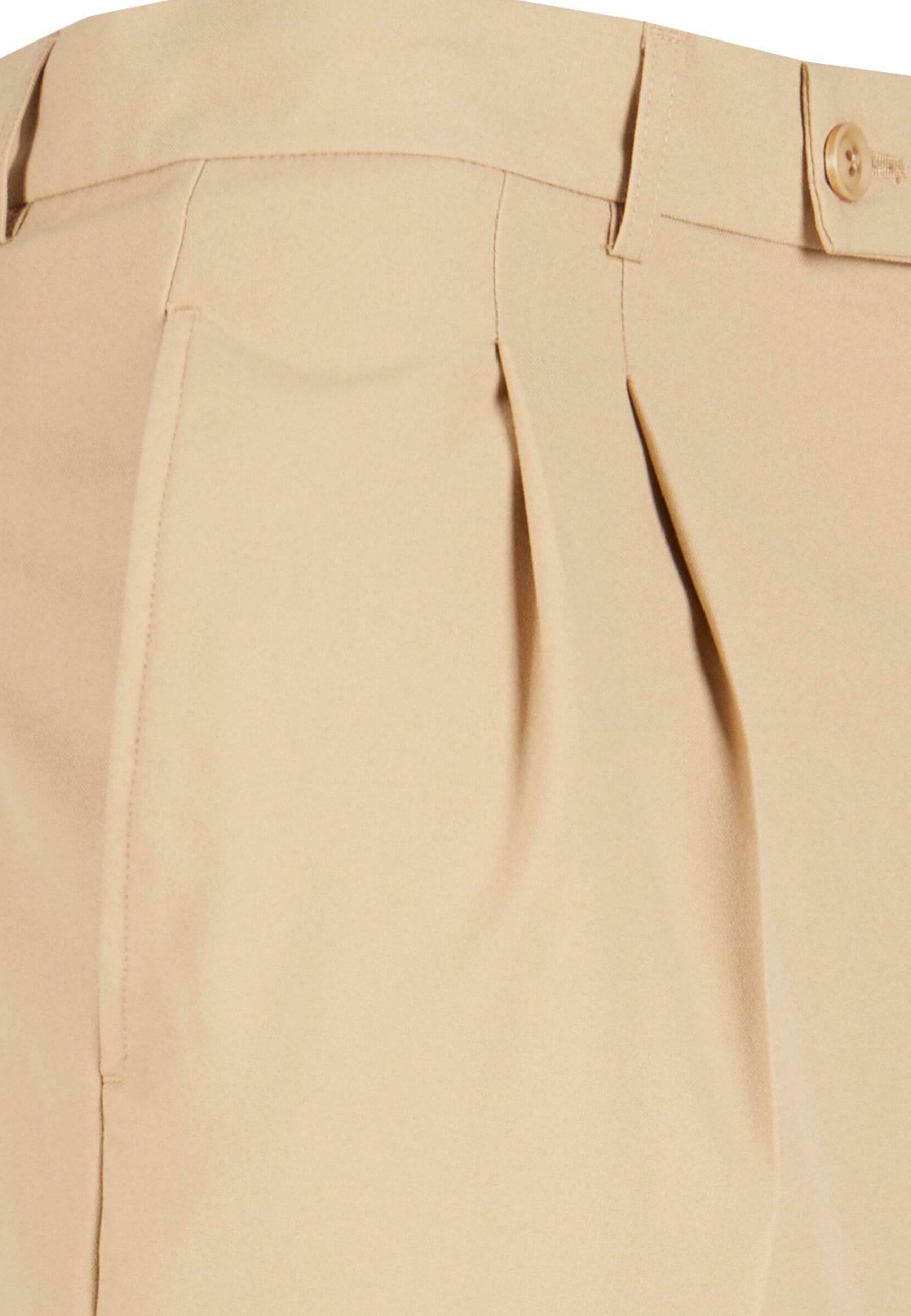 Urban Classics Hose mit doppelter Bundfalte - Hose - Unionbeige