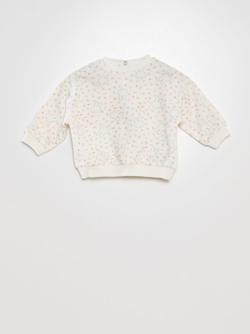 2-delige set: Konijnen sweatshirt + Leggings - ROZE