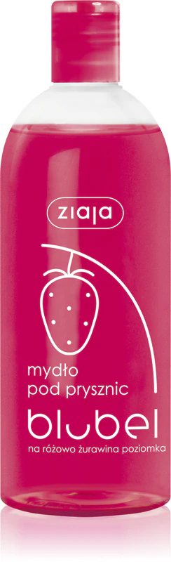 Ziaja Blubel Cranberry en Wilde Aardbei Douchegel