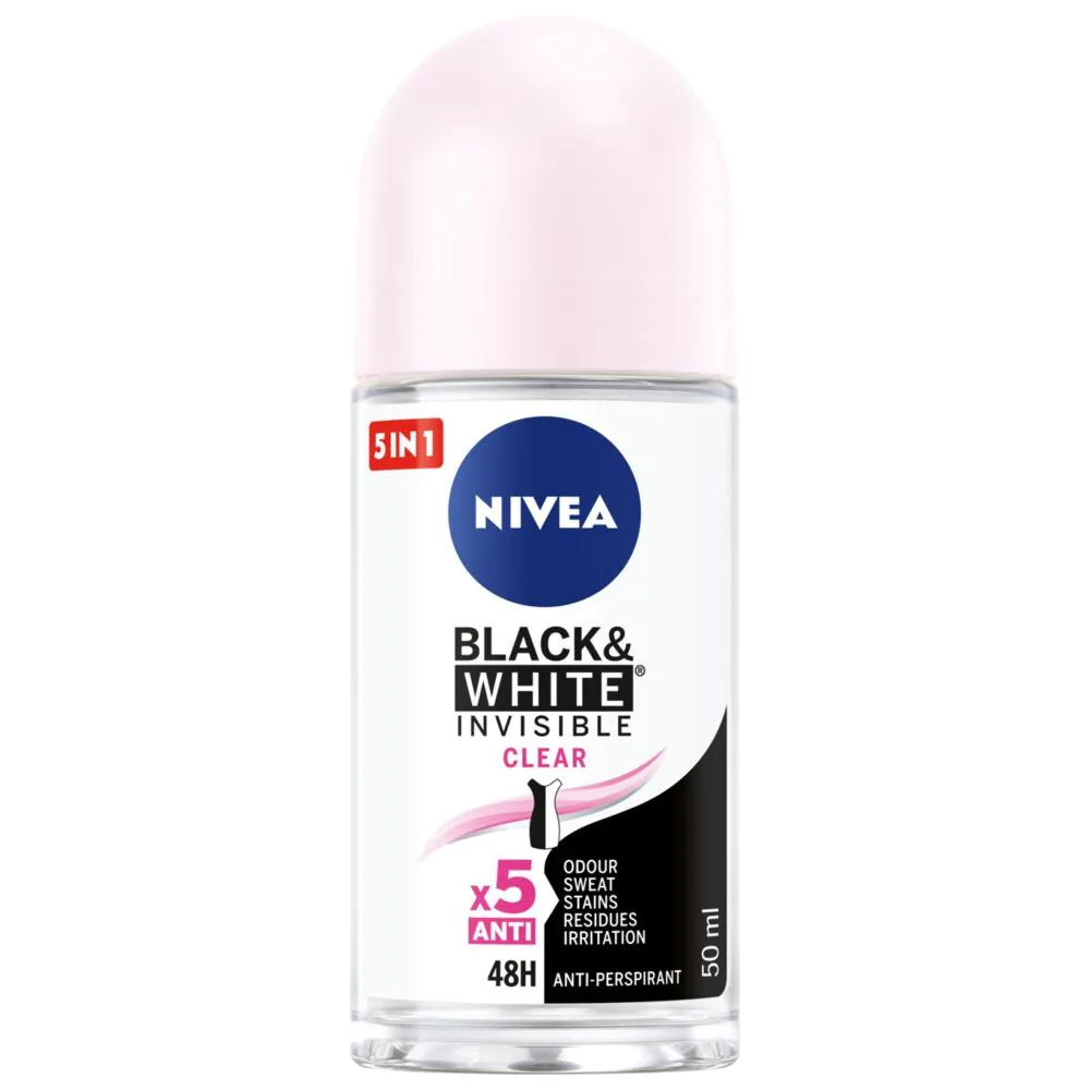 Nivea Deo Ap Roll-On Black&White Clear