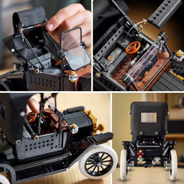LEGO Icons 11376 Ford Model T - Set for Adults - Collector's Car Model - Gift