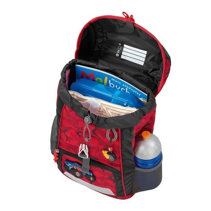 Children's Backpack Set - STEP BY STEP - Monster Truck Rocky - Red - 35 cm - Ergonomic