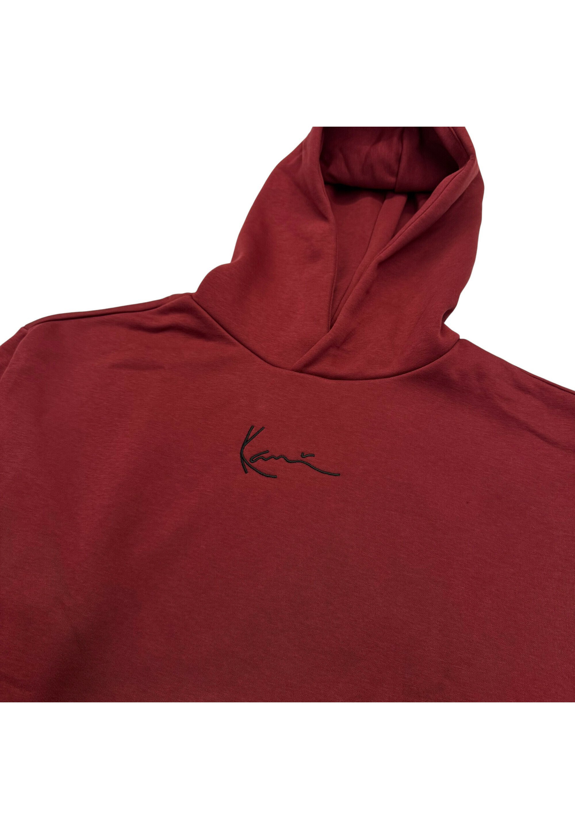 Karl Kani SMALL SIGNATURE ESSENTIAL - Hoodie - donkerrood