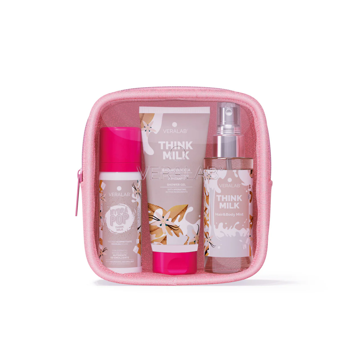 Kit Corpo Think Milk - Travel Ready Kit - Cofanetti Viso e Corpo