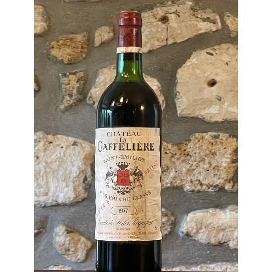 Vin rouge, St Emilion grand Cru, Château la Gaffeliere 1977 Rouge