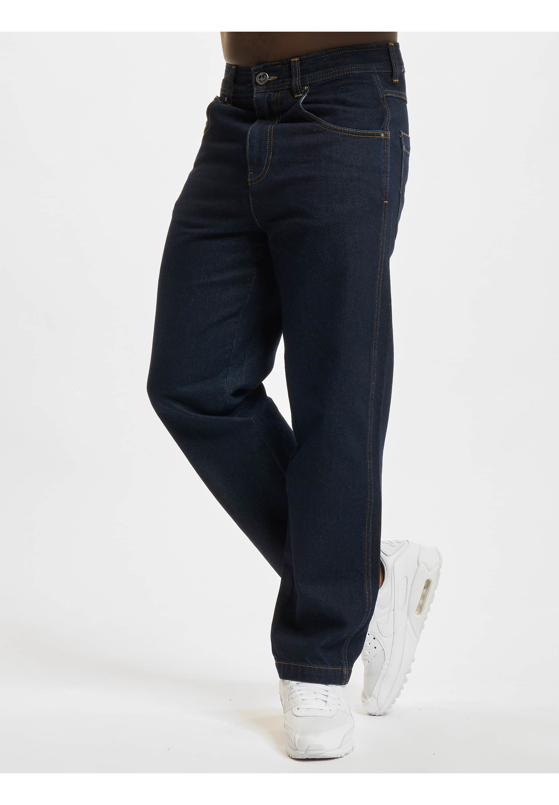 Dangerous DNGRS BAGGYS - Rechte jeans - donkerblauw