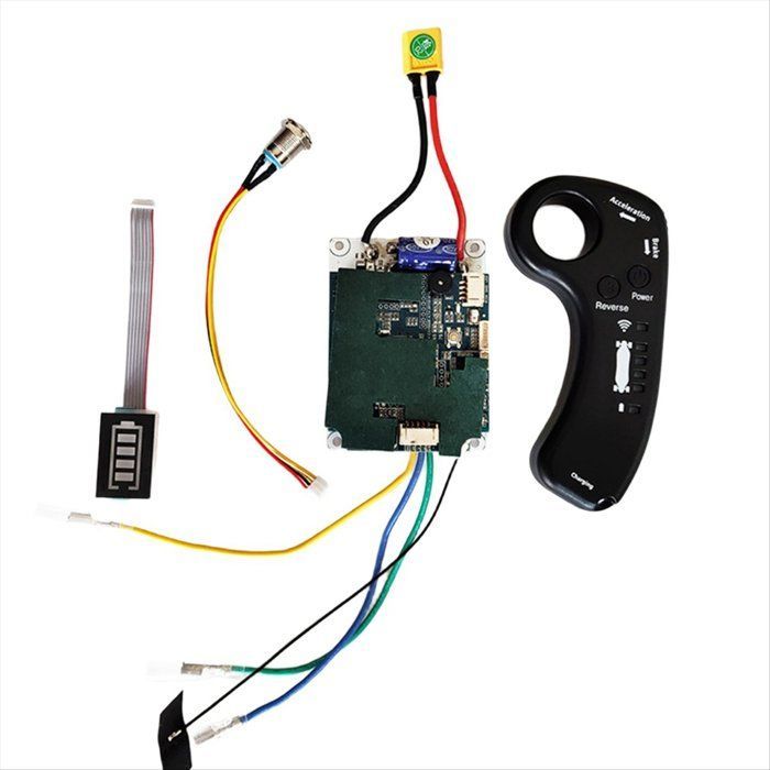Kit de monopatín eléctrico y longboard 10S 36V, controlador de velocidad única, placa base de repuesto con control remoto.