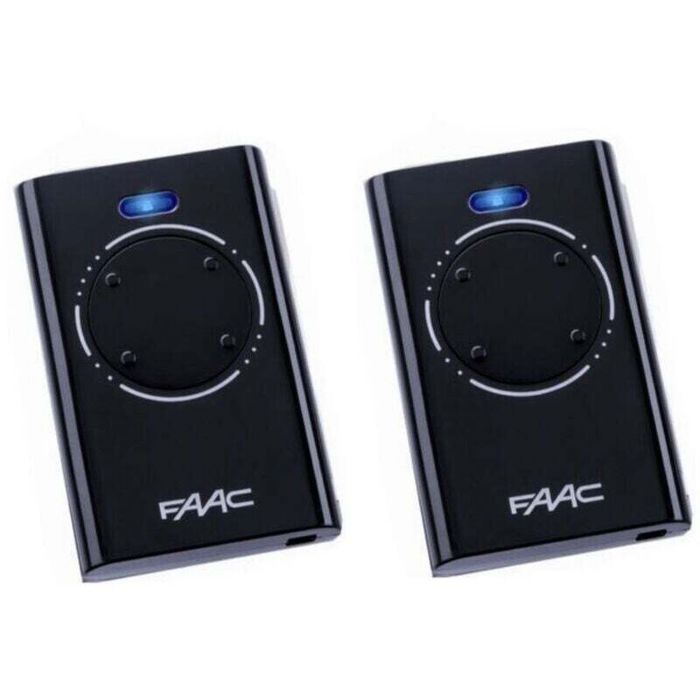 FAAC XT4 868 SLH Black Remote Control - Pack of 2 - Black