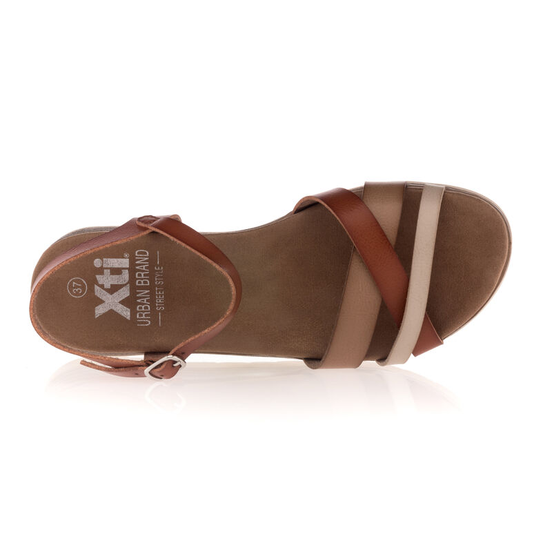 Bruine damessandalen / open teenschoenen