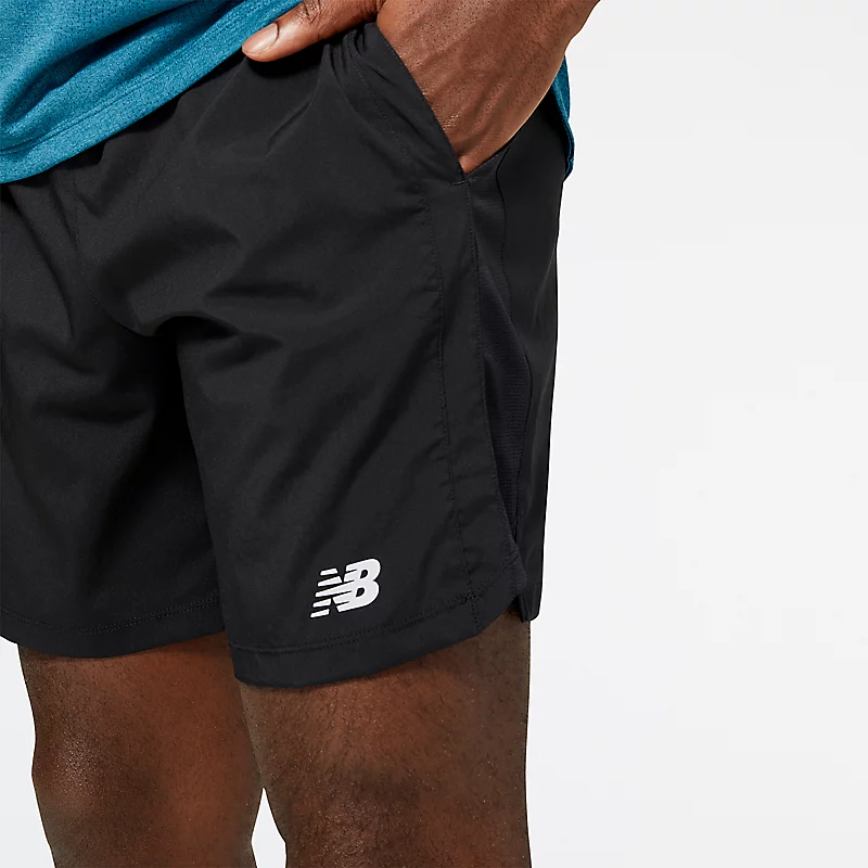 Short Accelerate 7 pouces pour homme – NOIR
