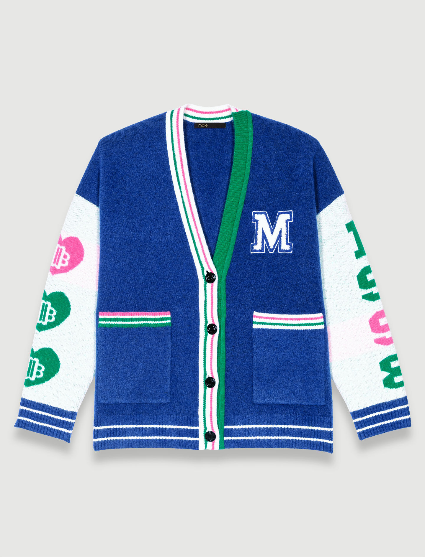 Gebreid vest - Marineblauw