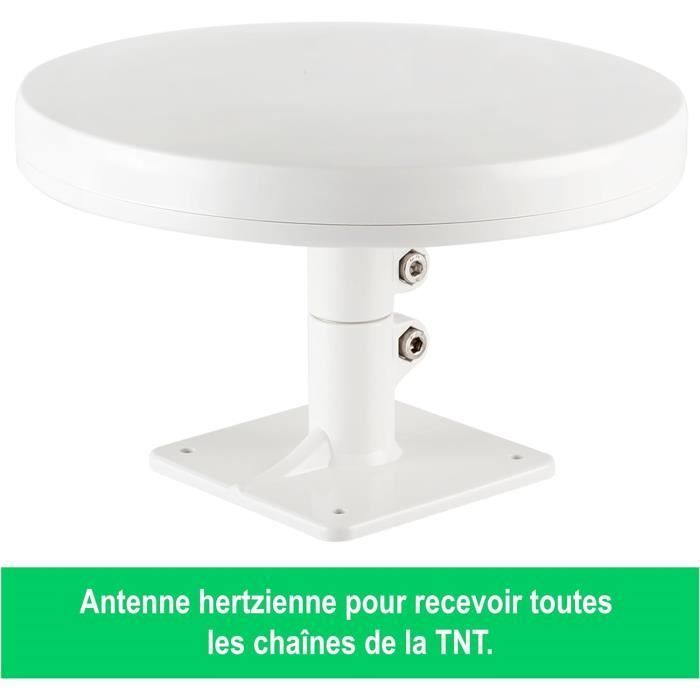 Antenne TV TNT HD - HEMING - OmniA - 4K UHD - 65 dB - Omnidirectionnelle - Garantie 10 Ans