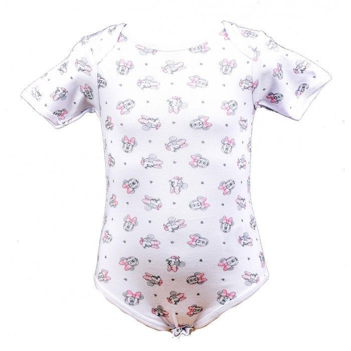 Body per neonata - OZABI - Minnie Mouse - Maniche corte - 100% cotone - Taglia da 6 a 24 mesi