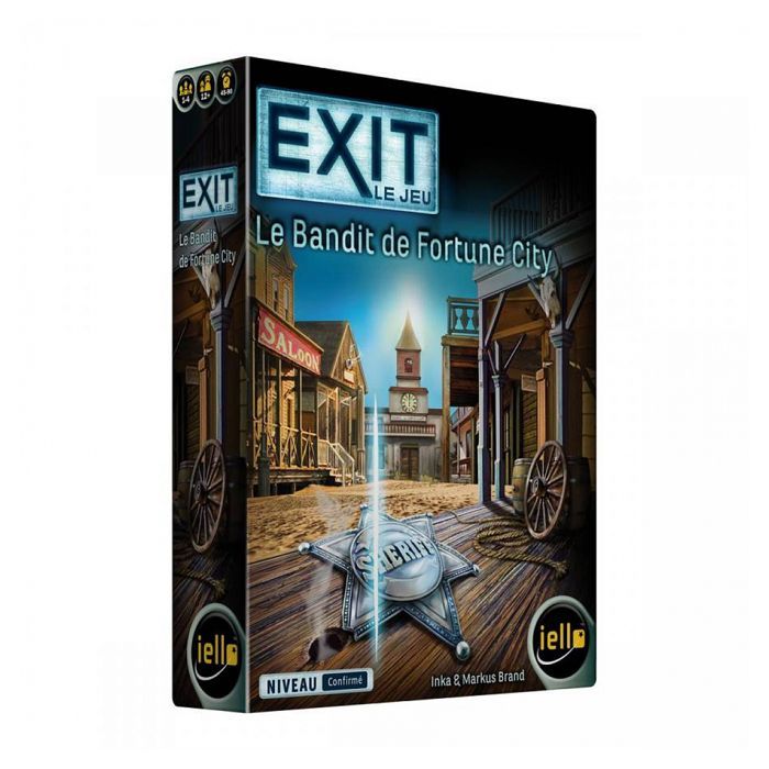 Jeu de société - IELLO - Exit : Le Bandit de Fortune City - 60 min - Réalité augmentée - Multicolore
