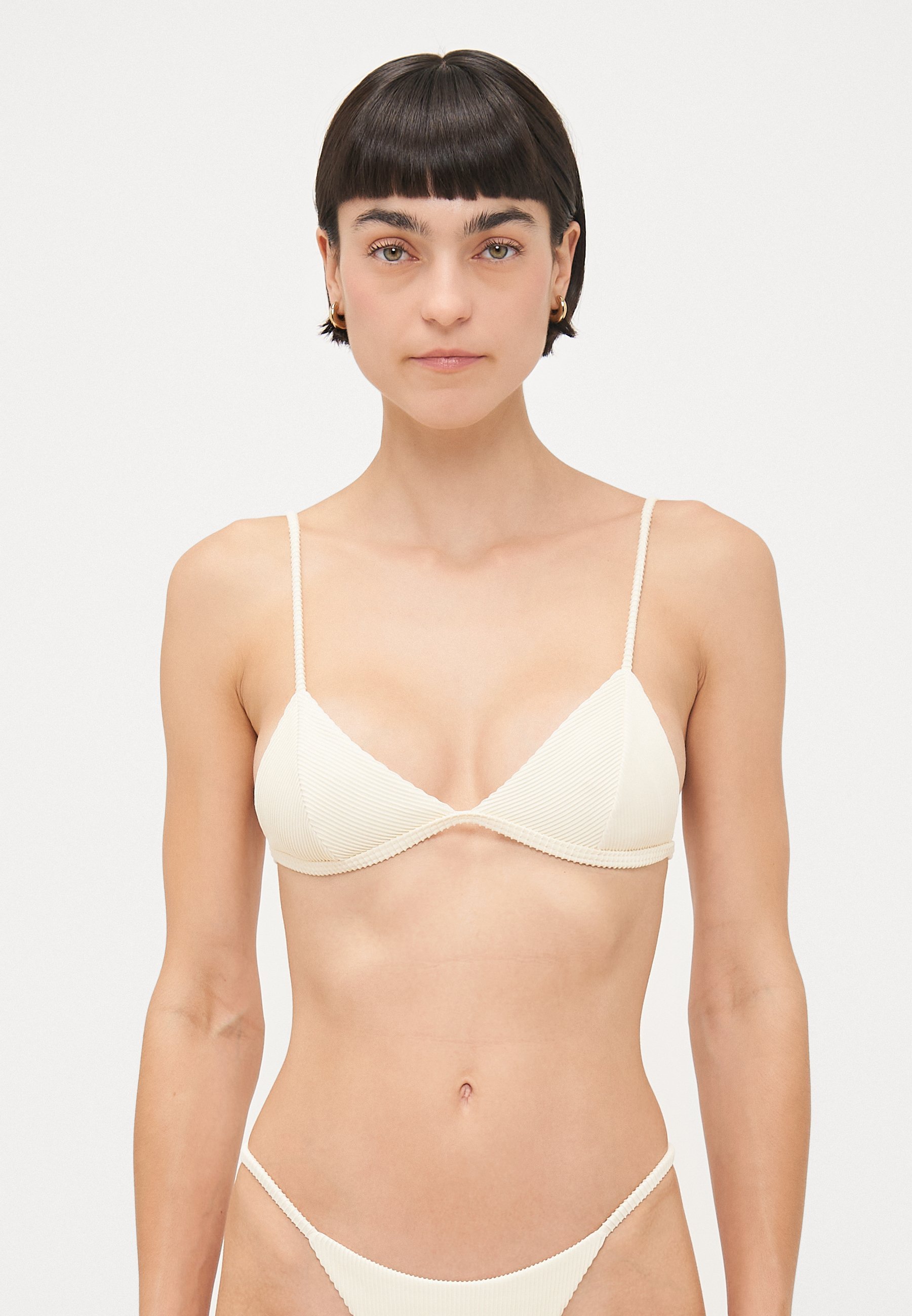 Haight SLICE OLIVIA - Top bikini - argilla bianca