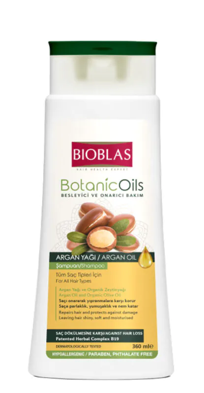 Bioblas Botanic Oils Szampon Arganowy przeciw wypadniu włosów