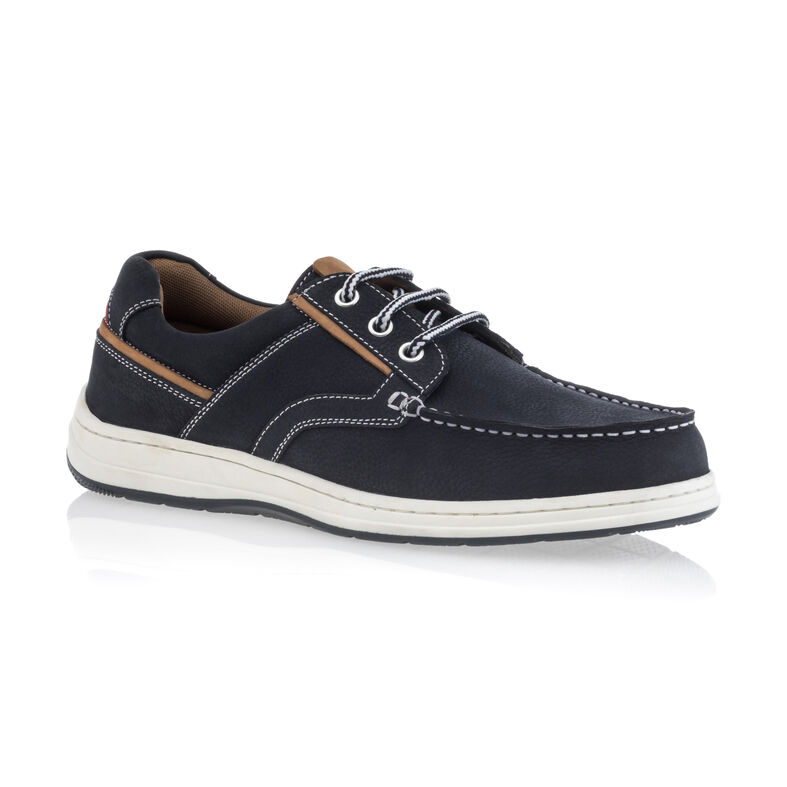 Mocasines/zapatos náuticos azules para hombre