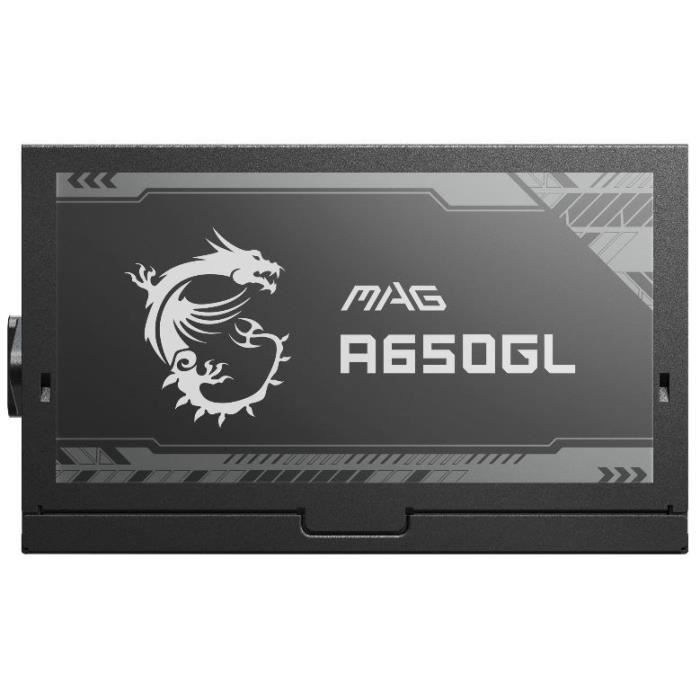 MSI MAG A650GL PCIE5 pc-voeding - 650W 80+ Gold modulair