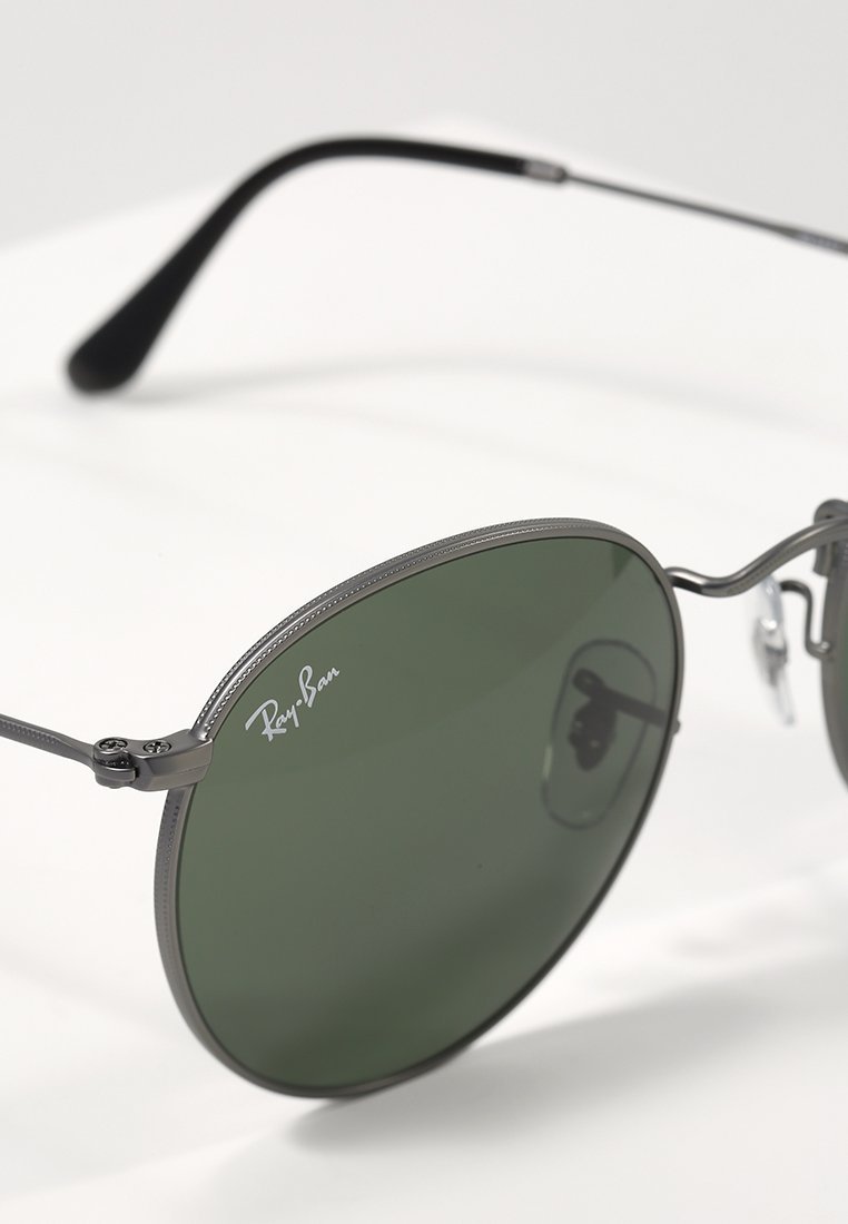 Ray-Ban ROUND UNISEX - Zonnebril - gunmetal/kristalgroen