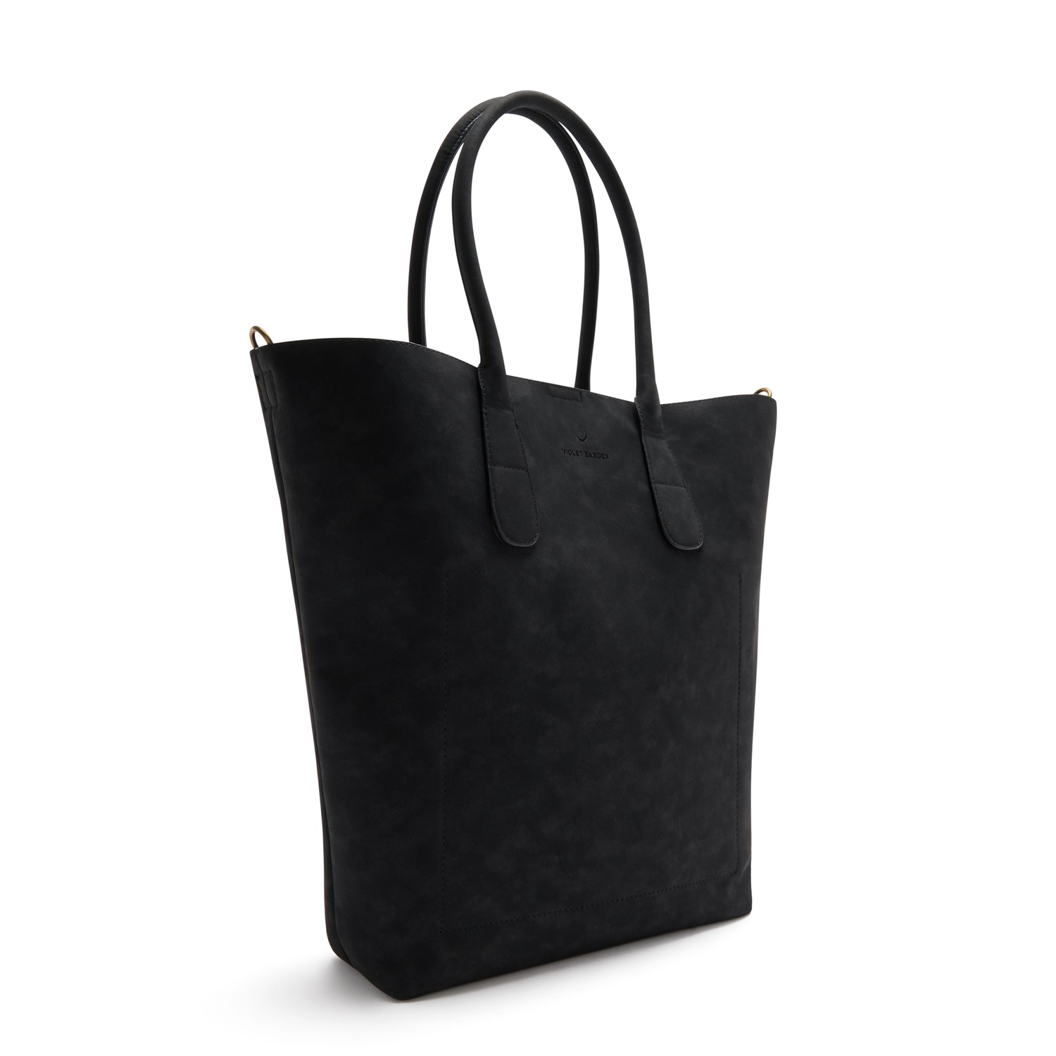 Sac cabas Violet Hamden My Daily Shopper, noir, similicuir, VH250-74