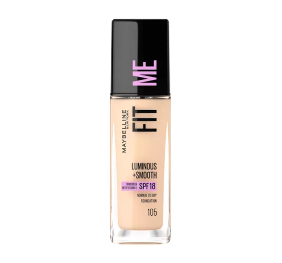 Maybelline Fit Me Luminous Smooth podkład do twarzy SPF18 105 Natural Ivory 30 ml