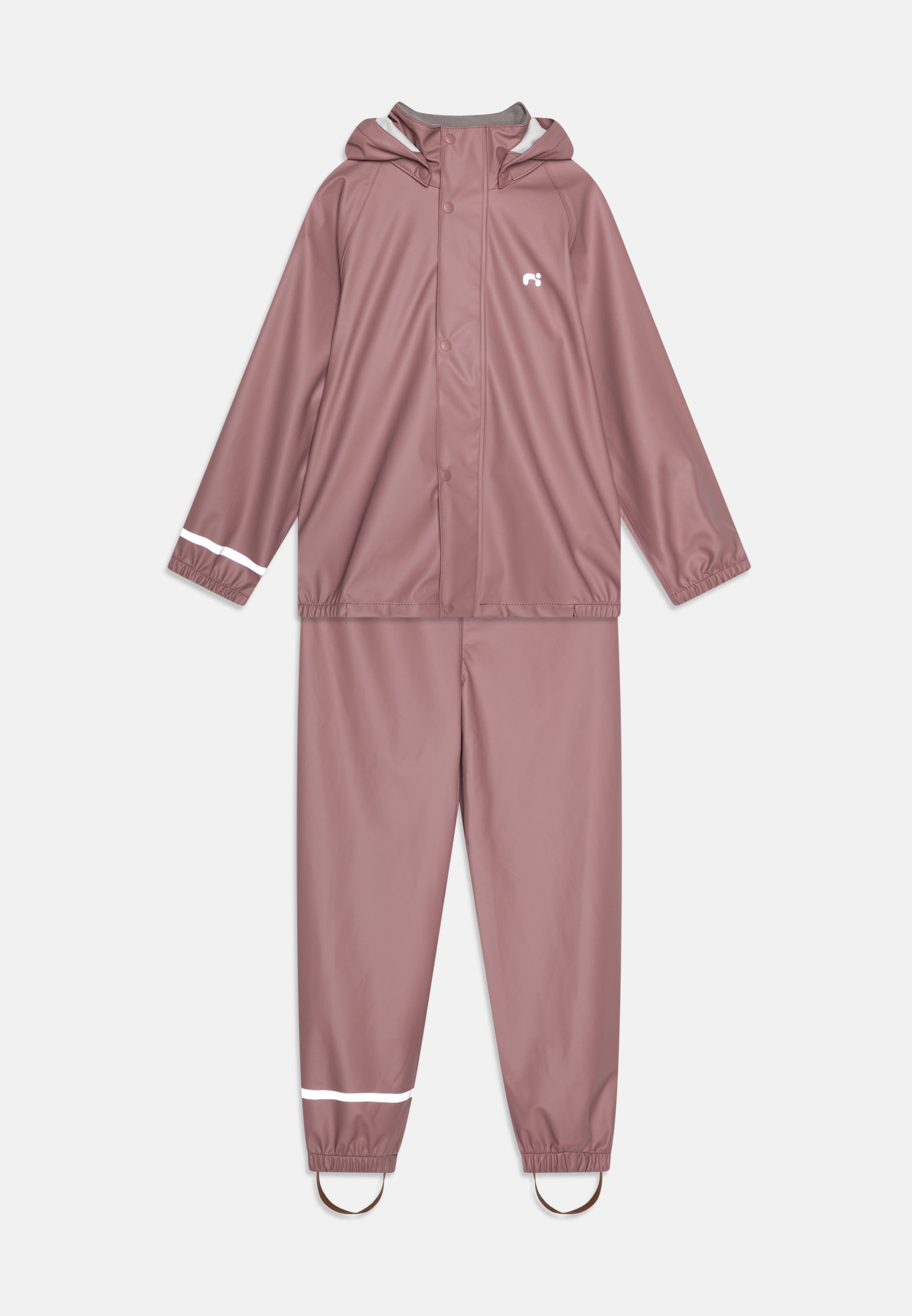 Unisex-Set – Regenhose – zartes Mauve