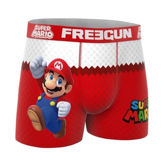 Boxer da uomo FREEGUN, confezione da 3, Super Mario Bros 9