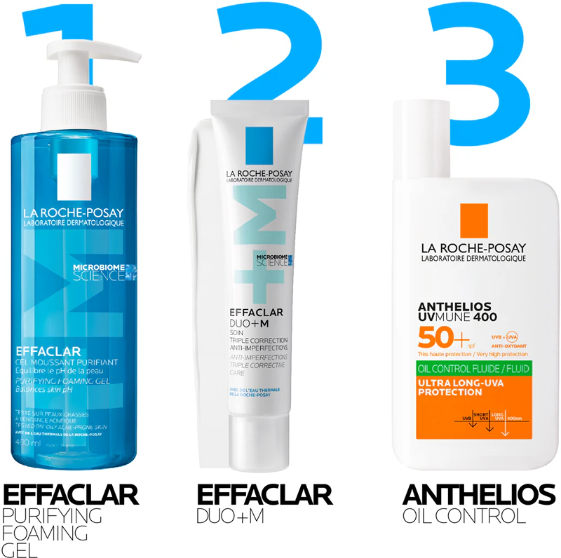 La Roche-Posay Effaclar DUO (+M) corrigerende, herstellende verzorging voor een huid met onvolkomenheden en acne.