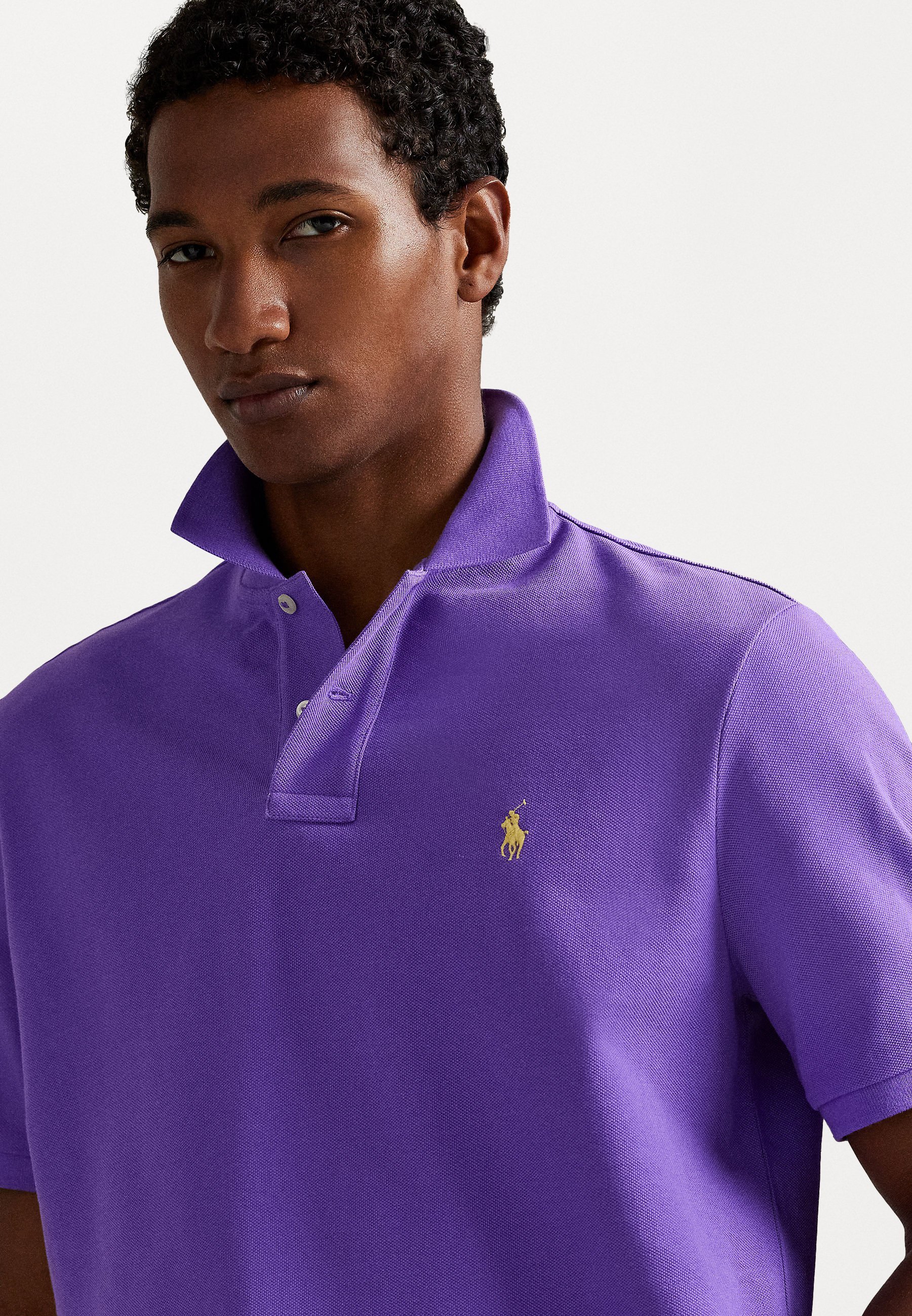 Polo Ralph Lauren MANCHES COURTES - Polo - violet printemps