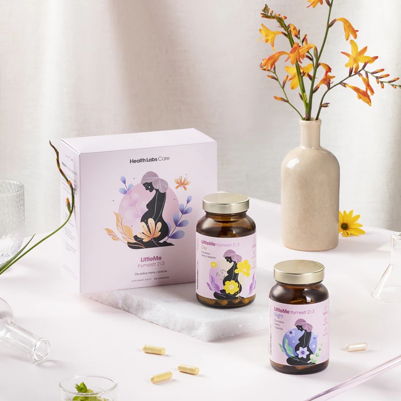 Капсуле за дијететски суплемент Health Labs Care LittleMe за 2. и 3. триместар трудноће за труднице