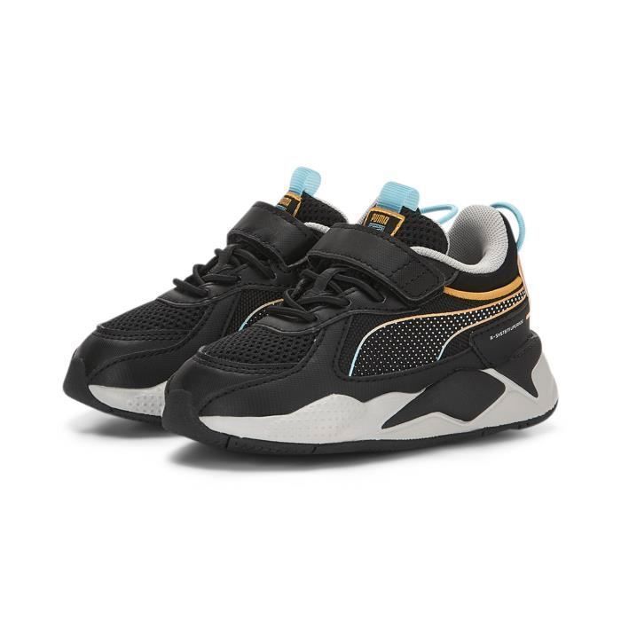 Zapatillas de entrenamiento Puma RS-X 3D AC+ para bebé - negro/gris claro - 21