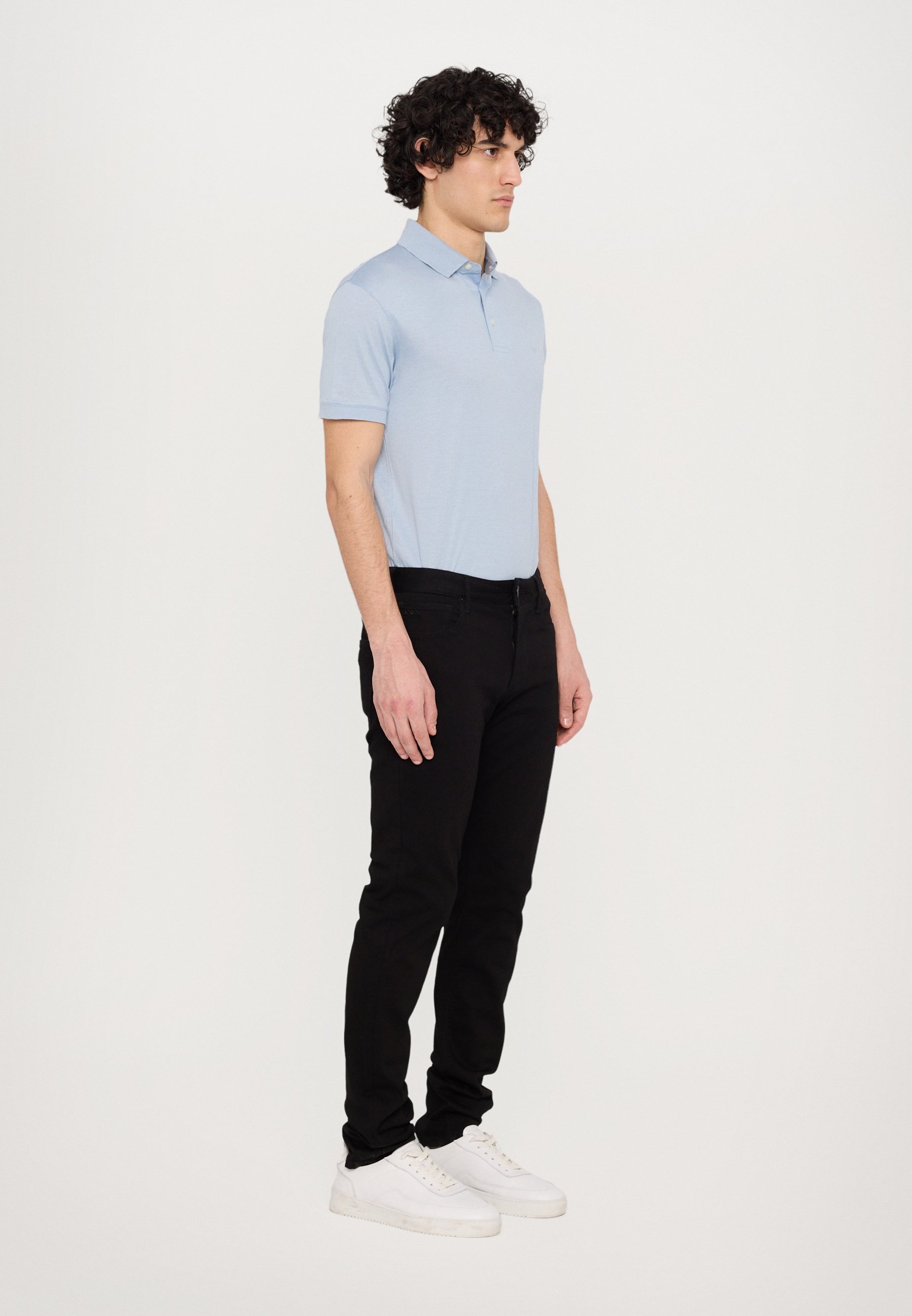 Emporio Armani broek met zakken - Slim fit jeans - zwarte denim