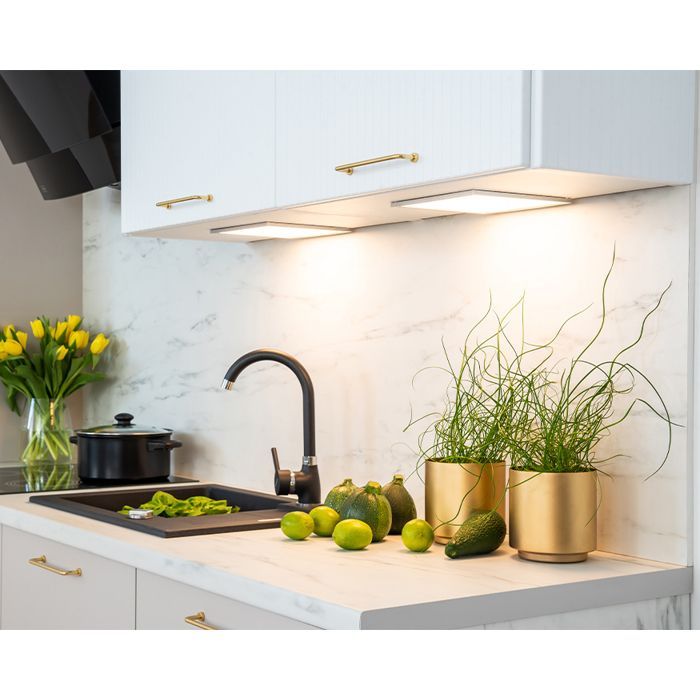 Cuisine complète emplacement pour four encastrable 270 cm couleur beige - KATIA
