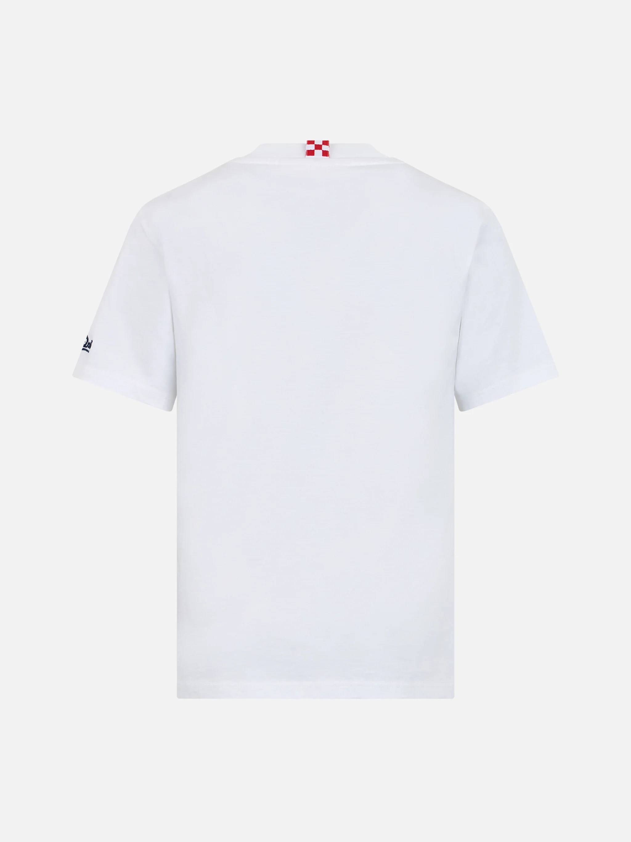 T-shirt van katoen met haaienprint van King of the Beach voor jongens