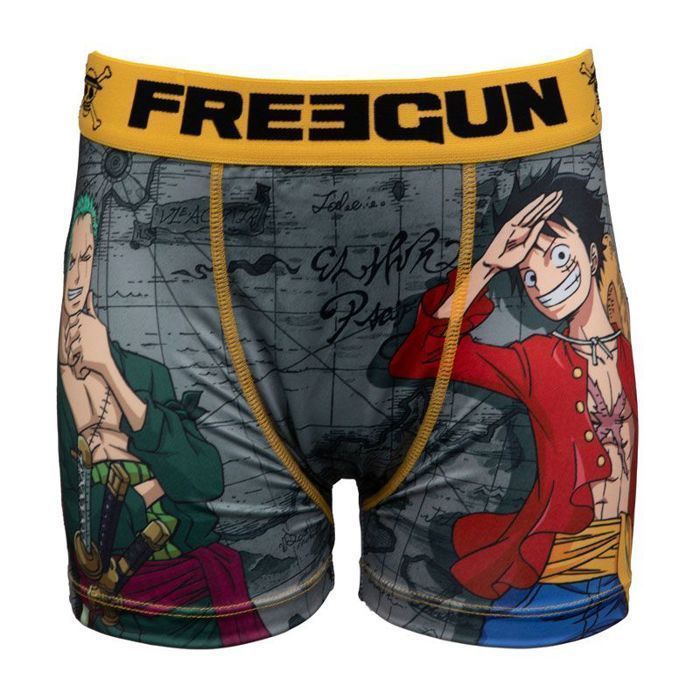 One Piece Zorro Luffy Mikrofiber Boxershorts för Pojkar FREEGUN