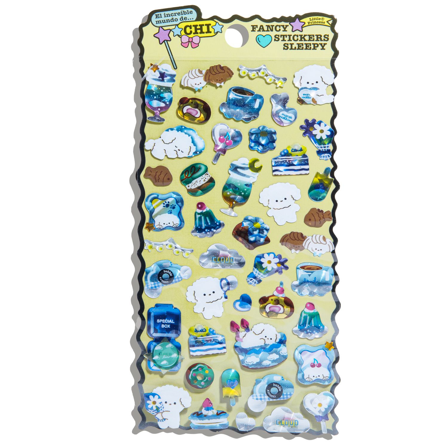 Elegantné nálepky Sleepy Papelería